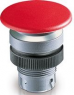 Mushroom pushbutton, unlit, latching, waistband round, mounting Ø 22.3 mm, 1.30.246.512/0100