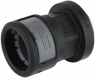 Straight hose fitting, M12, 10 mm, polyamide, IP66/IP67/IP68/IP69, black