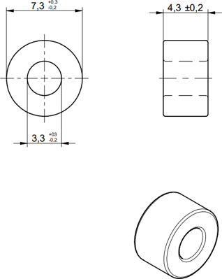 74270111 Würth Elektronik eiSos Ferrite cable cores Image 2