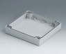 ABS enclosure shell, (L x W x H) 160 x 160 x 30 mm, light gray (RAL 7035), C1161601