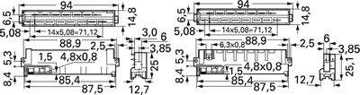 09060152912 Harting DIN PCB Connectors Image 2