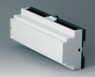 Polyphenylene oxide/polycarbonate DIN rail enclosure, (L x W x H) 82 x 204 x 90 mm, light gray/black, B6506112