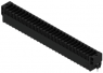 Pin header, 28 pole, pitch 3.5 mm, straight, black, 1290740000