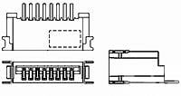 1-1734798-6 TE Connectivity FFP/FPC Connectors, ZIF Connectors