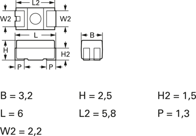 T495C475K025ATE530 Kemet Tantalum Capacitors Image 2