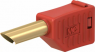 4 mm plug, solder connection, red, 22.2642-22