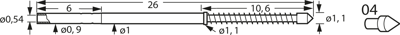 F31004S110L090 Feinmetall Contact Probes Image 3