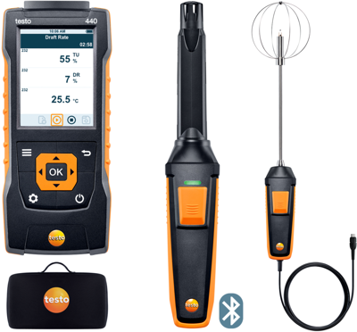 0563 4408 Testo Anemometers, Gas and Pressure Measuring Instruments Image 1