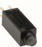 Pushbutton, 1 pole, black, illuminated , 0.1 A/24 V, IP50, 2214.1223