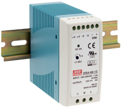 DRA-60-24 MEAN WELL DIN Rail Power Supplies