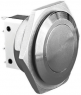 Pushbutton, 1 pole, silver, unlit , 5 A/250 V, mounting Ø 25.8 mm, IP66, MP0038/3