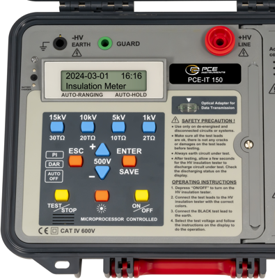 PCE-IT 150 PCE Instruments Electric Installation and Insulation Testers Image 2