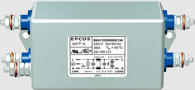 B84112G0000G125 EPCOS Interference suppression filter Image 1