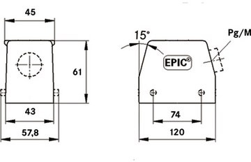 19113000 LAPP Housings for HDC Connectors Image 2