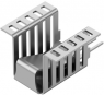 Clip-on heatsink, 21 x 13 x 16 mm, 21.2 K/W, solderable surface