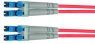 FO duplex patch cable, LC to LC, 5 m, OM4, multimode 50/125 µm