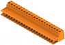 Pin header, 21 pole, pitch 5.08 mm, straight, orange, 1644880000