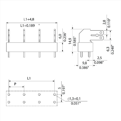 9511780000 Weidmüller PCB Terminal Blocks Image 2