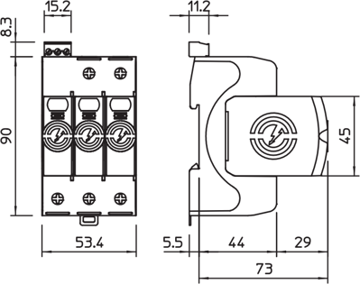 5095332 OBO Bettermann Overvoltage Protection Image 2