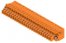 Socket header, 23 pole, pitch 3.5 mm, straight, orange, 1691090000