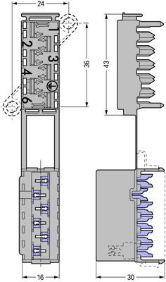 730-126 WAGO Connecting Blocks Image 2