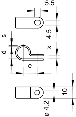 2222116 OBO Bettermann Cable Holders Image 2