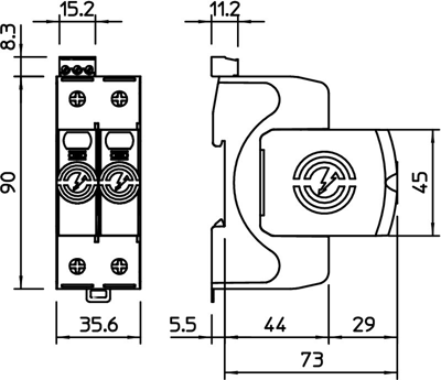 5093531 OBO Bettermann Overvoltage Protection Image 2