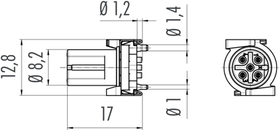 09 0444 601 05 binder Sensor-Actuator Connectors Image 2