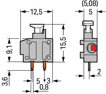 235-742/331-000 WAGO PCB Terminal Blocks Image 2