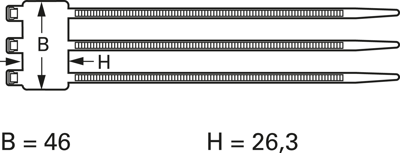 111-85119 HellermannTyton Cable Ties Image 3