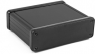 Aluminum enclosure, (L x W x H) 80 x 103 x 31 mm, black (RAL 9004), IP54, 1455L802BK