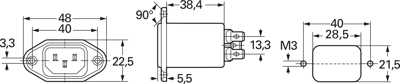 FN9222-1-06 Schaffner Interference suppression filter Image 2