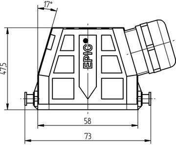 70250203 LAPP Housings for HDC Connectors Image 3