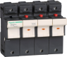 Fuse holder, 22 x 58 mm, 125 A, 690 V, DIN rail, DF223NVC