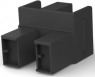 Insulating housing, 2 pole, polyamide, black, 185010-2