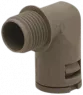 90° hose fitting, M50, 50 mm, polyamide, IP68, black, (L) 15 mm