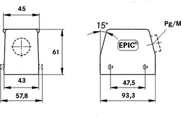 19082000 LAPP Housings for HDC Connectors Image 2