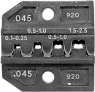 Crimping die for tab terminals, 0.1-2.5 mm², AWG 28-14, 624 045 3 0