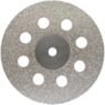 Diamond disc, Ø 22 mm, shaft Ø 2.35 mm, shaft length 44 mm, thickness 0.4 mm, disc, diamond, 932D 104 220