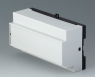 Polyphenylene oxide/polycarbonate DIN rail enclosure, (L x W x H) 59 x 157 x 86 mm, light gray/black, B6515113