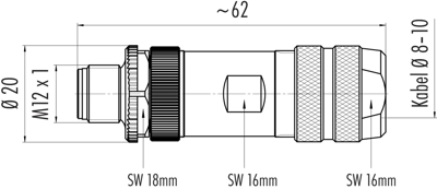 99 1491 914 12 binder Sensor-Actuator Connectors Image 2