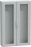 Control cabinet, (H x W x D) 1500 x 1000 x 320 mm, IP65, polyester, light gray, NSYPLA15103TG