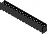 Pin header, 15 pole, pitch 5.08 mm, straight, black, 1149830000