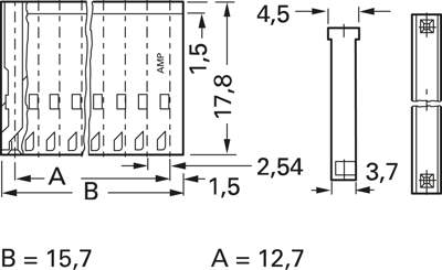 926657-6 AMP PCB Connection Systems