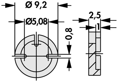 10144392 Fischer Elektronik Mounting pads Image 2