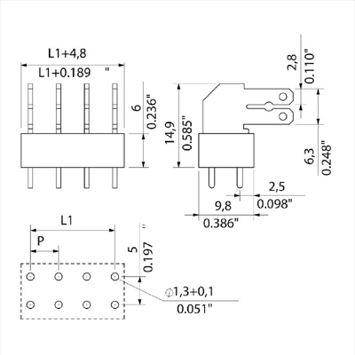 9511490000 Weidmüller PCB Terminal Blocks Image 3