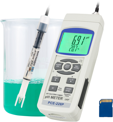 PCE-228P PCE Instruments Conductivity, PH-Meter, Refractometer Image 1