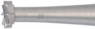 Flat-head reamers, Ø 2.3 mm, shaft Ø 2.35 mm, Flat, steel, tungsten vanadium steel, 3 104 023