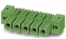 Socket header, 3 pole, pitch 10.16 mm, angled, green, 1969629