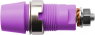 4 mm socket, screw connection, mounting Ø 12.2 mm, CAT III, purple, SAB 6922 NI / VI